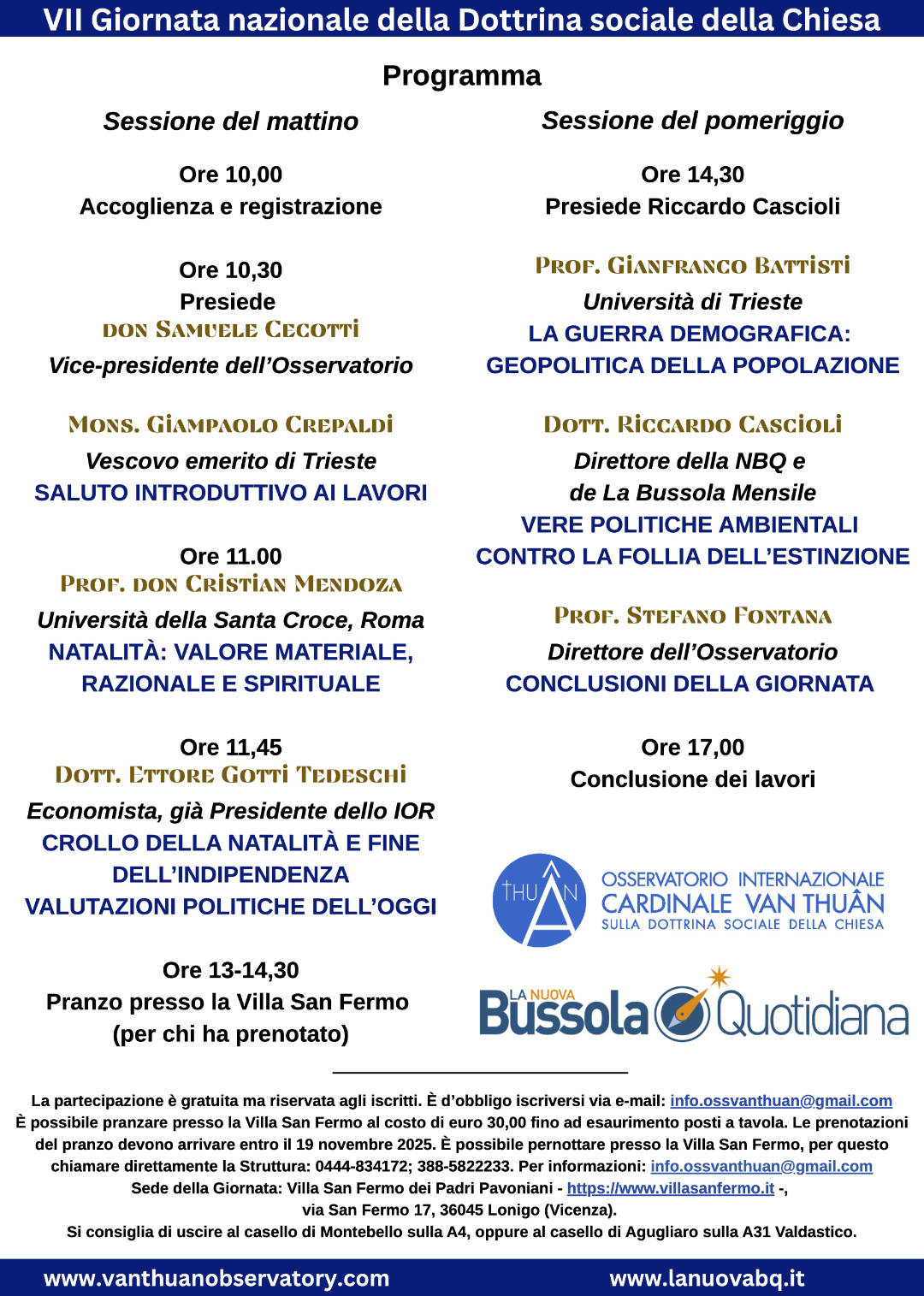 Locandina Convegno Programma