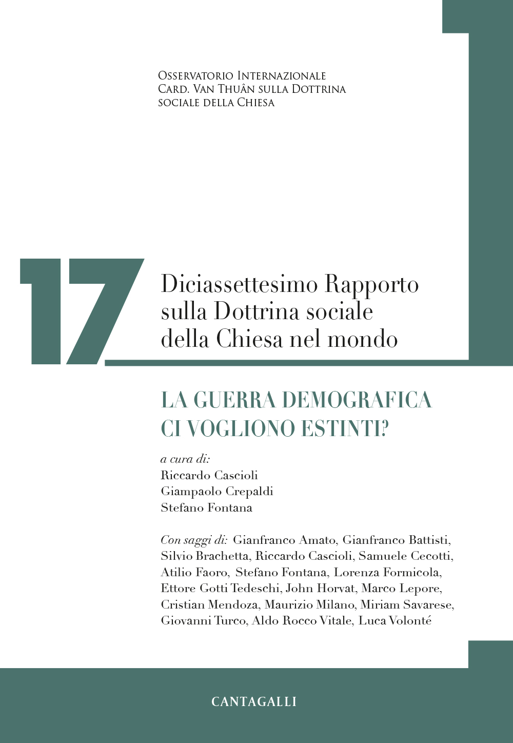 Copertina pubblicazione "La guerra demografica"